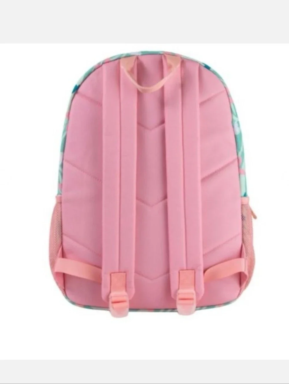 Kids Butterfly Print Backpack - Mint and Pink